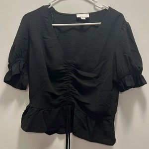 Black top shop blouse